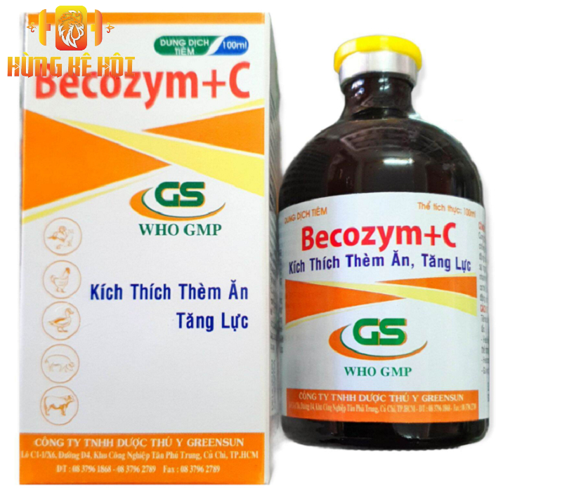 Thuốc Becozyme cho gà - Lợi ích tăng cường sức khỏe